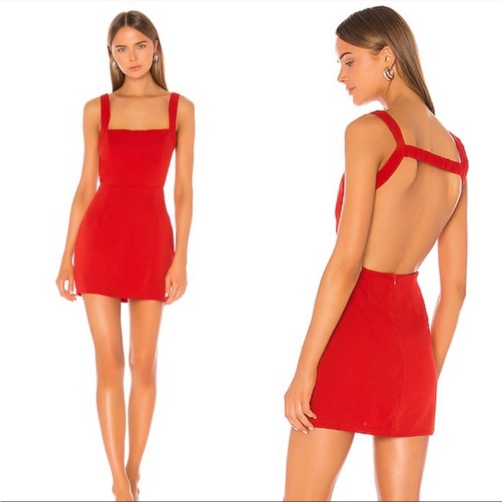 Revolve Superdown Red Mini Dress XS